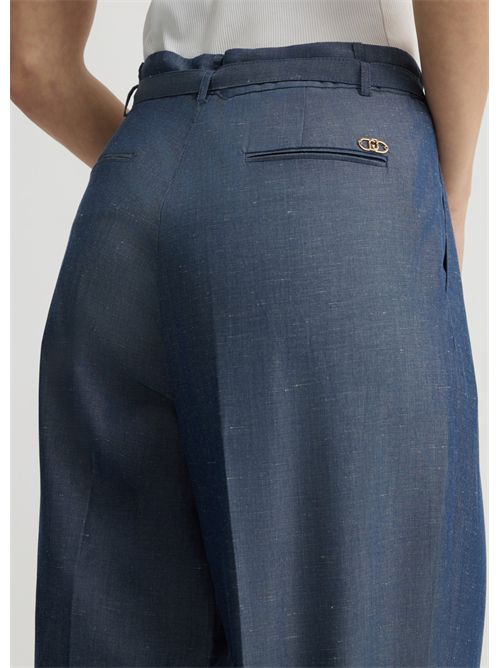 Pantaloni in misto lino LIU JO | WA5132T4818/09481